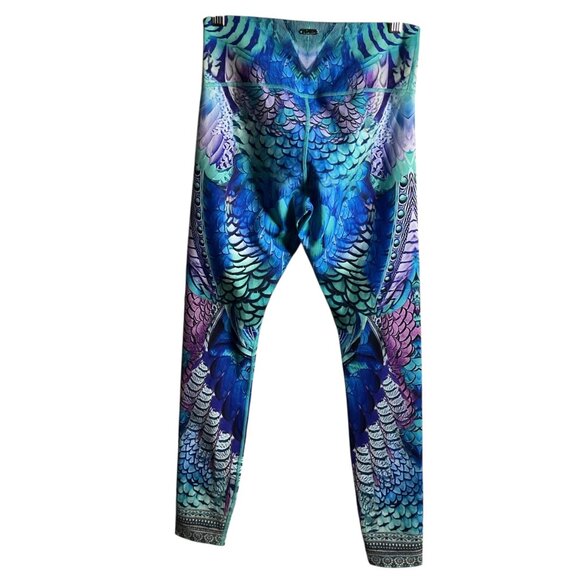 NWT $269 Camilla Moonlight Activewear Leggings Pants S Blue Purple - Picture 4 of 7